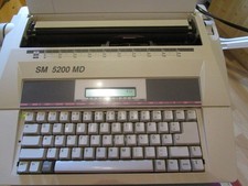 Elektronische Typenradschreibmaschine Mod. SM 5200 MD voll funktionsfähig incl.