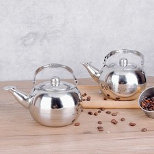 Wasserkessel Edelstahl 1.5L Pfeife Flötenkessel Teekessel Wasserkocher Induktion