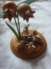 alte Osterhasen Holz