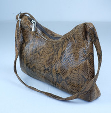 Handtasche Braun Schlangeleder