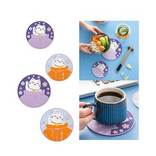 Cartoon Katzen Untersetzer