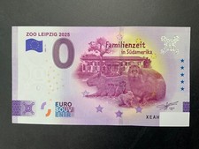 Null-0-Euro-Souvenir-Schein 2025-11 # Zoo Leipzig 2025 # XEAH