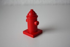 LEGO DUPLO 1x Feuerwehr Hydrant 6414, rot, vom Set Feuerwehrstation.