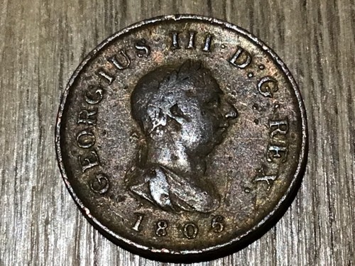 Farthing half penny - /,