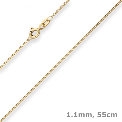 1mm panzerkette goldkette - 1,1mm,
