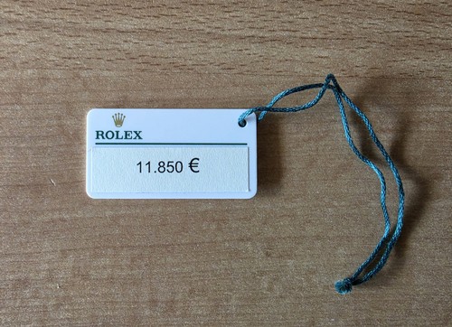 Original rolex preisschild - original, von