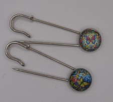 Set mit 2 Schmucknadel Brosche