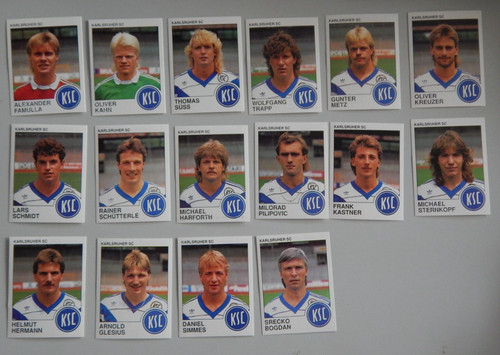 Panini karlsruher ksc - karlsruher, sc