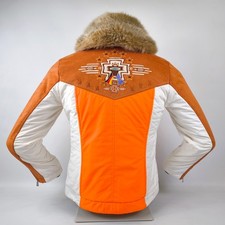 Bogner Skijacke weiß orange