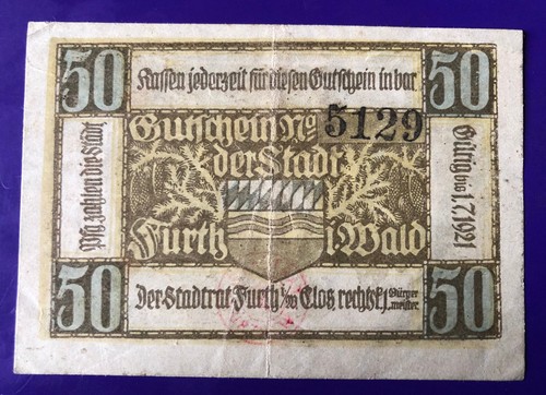 Furth wald pfennig - 50,