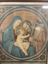 Heiligenbild Jesus Maria und