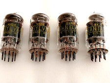 Sylvania 12AU7A Röhren 4 x  geprüft  ECC82 preamp Verstärker Röhrenverstärker