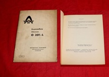 Ersatzteilliste Hanomag Motor O 301 -L Ottomotor