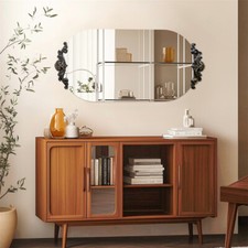 Oval Wandspiegel Antik Spiegel Vintage Dekospiegel Barock Bad Flur Schlafzimmer