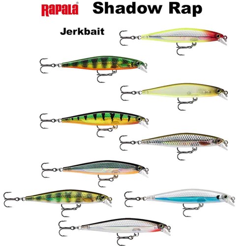 Rapala shadow rap jerkbait 7cm - rapala,