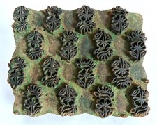 Holzmodel Blaudruck Druckstempel Blaudruckstempel Druckstock  14x13cm Holzmodel