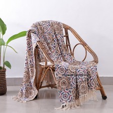 Blumenmuster Hand Blockdruck