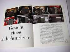 Mercedes Broschüre " 100 Jahre Automobil 'Werbung für ein Jubiläum "