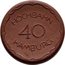 Hamburg 40 Pfennig Hochbahn