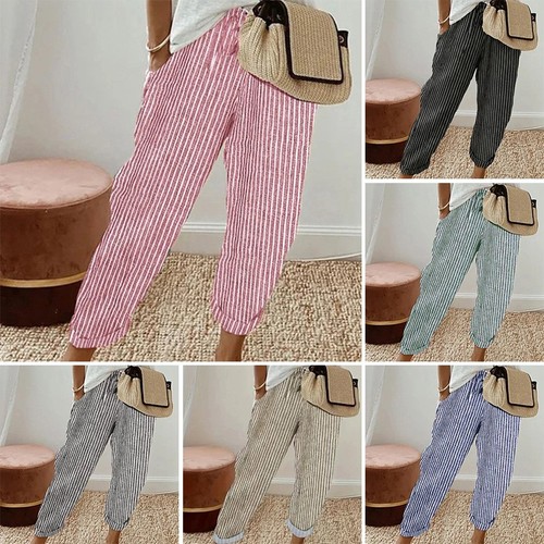 Damen gestreift lange hosen - damen,