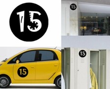 Numero 15, Aufkleber von / Aus