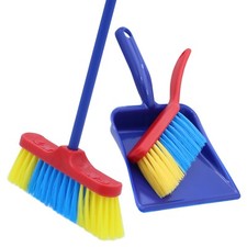 Kinder-Kehrset 3tlg. Kehrbesen, Kehrschaufel und Feger, Spielbesen, Kehrgarnitur