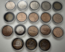 18-04  Frankreich, 27 Stück von 2 bis 100 Francs, 1946-1994, Erh.: vz bis Stgl.