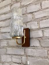 True Vintage 60er 1 von 2 Wandleuchte Teak Lampe