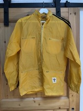 80s /80er Adidas rain jacket, Regenjacke, Yellow, Gelb, Rare , Vintage, 40/42 ,M