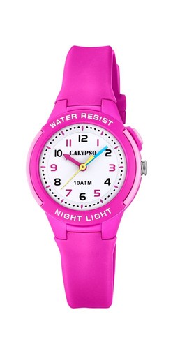 Calypso kinderuhr pink k6069 - calypso, k6069/1