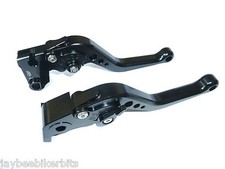 Suzuki SV650 S 1999-2009 Kurz Brems Und Kupplungshebel Schwarz Race Track Road