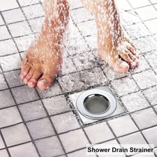 Ablaufsieb Edelstahl für Badewanne/Dusche/Waschbecken/Küchenspüle Premium