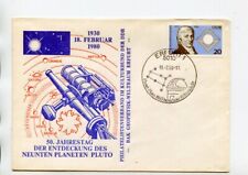 DDR Brief Mi 2215 Erfurt 18.2.80 Planet Pluto Fernrohr Kosmos Weltraum