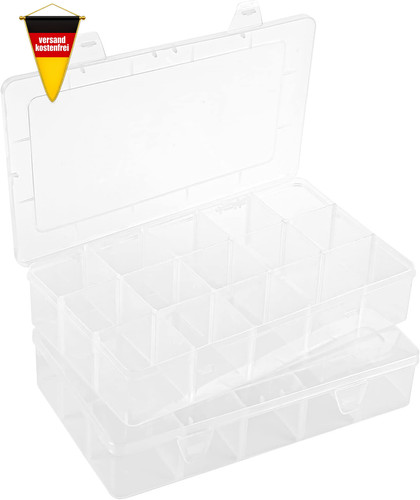 Sortierbox mit fächern - mit, 15