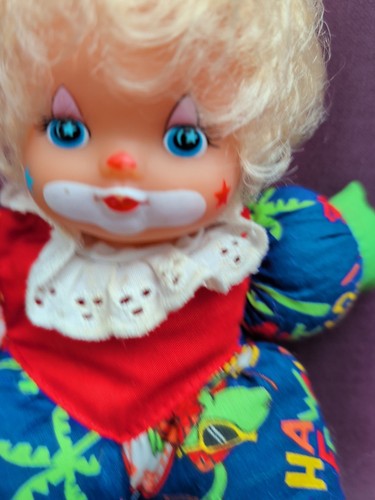 Stoffpuppe mit gummigesicht - mit,