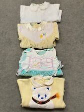 3 süße Vintage Strampler + 1 Jäckchen von Prenatal - Original 80er Jahre