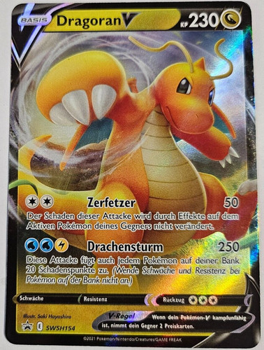 Pokemon karte dragoran - dragoran, swsh