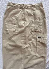 langer sportlicher DAMEN ROCK  SCAPA SPORTS 42 beige 5 Taschen Baumwolle