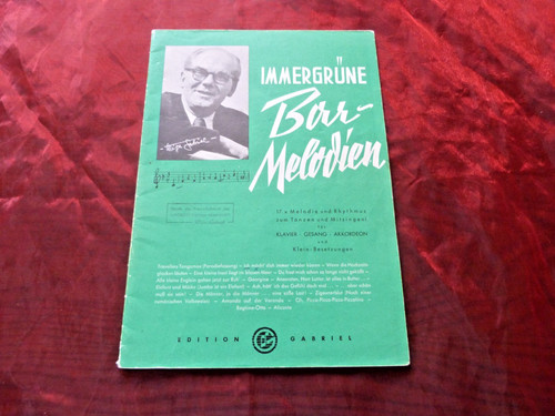 Immergrüne bar melodien - bar-melodien, noten