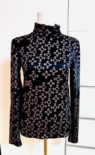 Feminismus metallic shirt - metallic,
