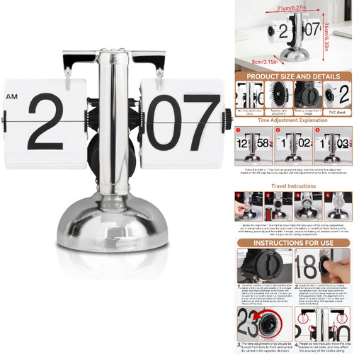 Retro flip uhr digital - flip,