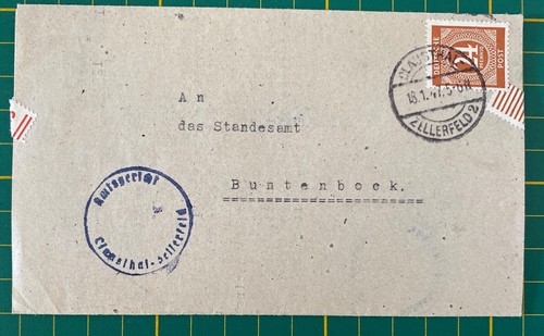 Brief clausthal 1947 - brief,