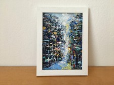 Abstraktes Straßenölgemälde