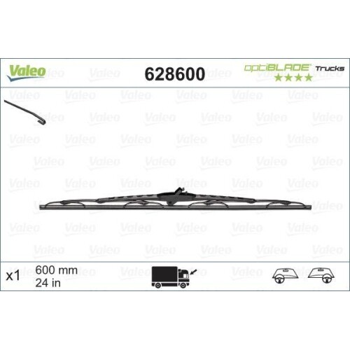 628600 valeo wischblatt - 628600,
