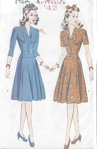 1942 vintage schnittmuster - vintage,