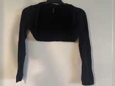 Bolero Weste Schwarz Gr. S Amisu