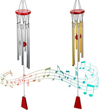 Windspiels Set mit sanftem
