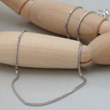 Halskette Gold Kette Venezianerkette 0,9 mm ca. 45 cm in 585/14K Weißgold