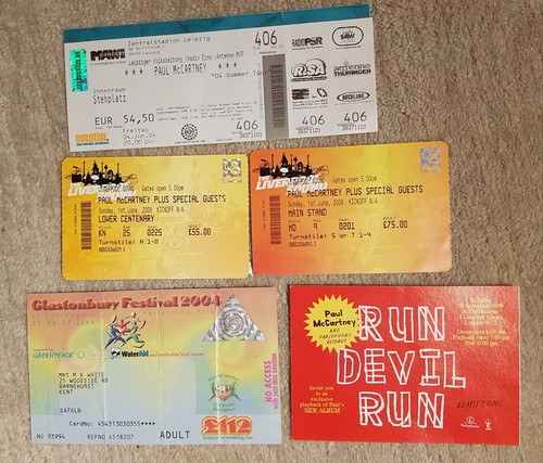 Paul mccartney ticket - paul,