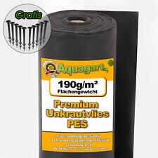 Unkrautvlies PES Gartenvlies Bodengewebe Unkrautfolie Vlies Teichvlies 190g %%